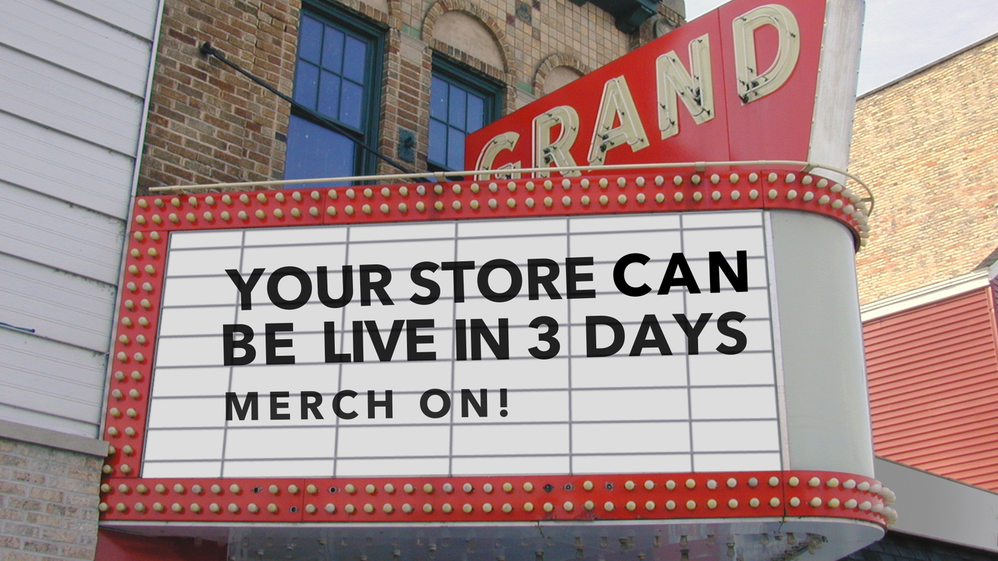 Film Festival Merch Store Sign Up