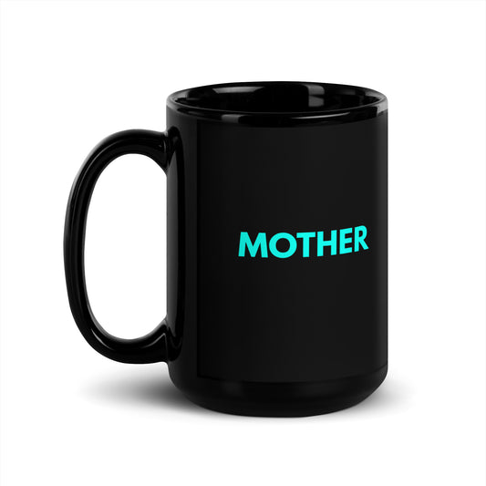 Mother Black Glossy Mug